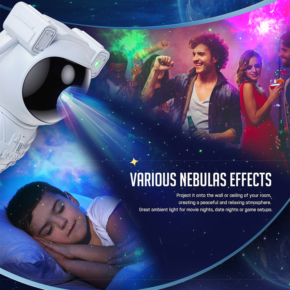 Astronaut Starry Sky Projector, Star Projector Galaxy Night Light