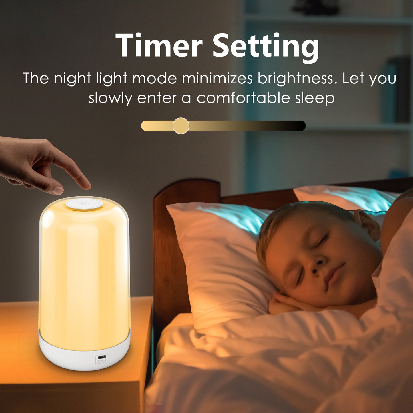 Surplife LED Smart Mood Light (RGB + CCT) Make Bedtime Magical, Nursery Night Light for Baby