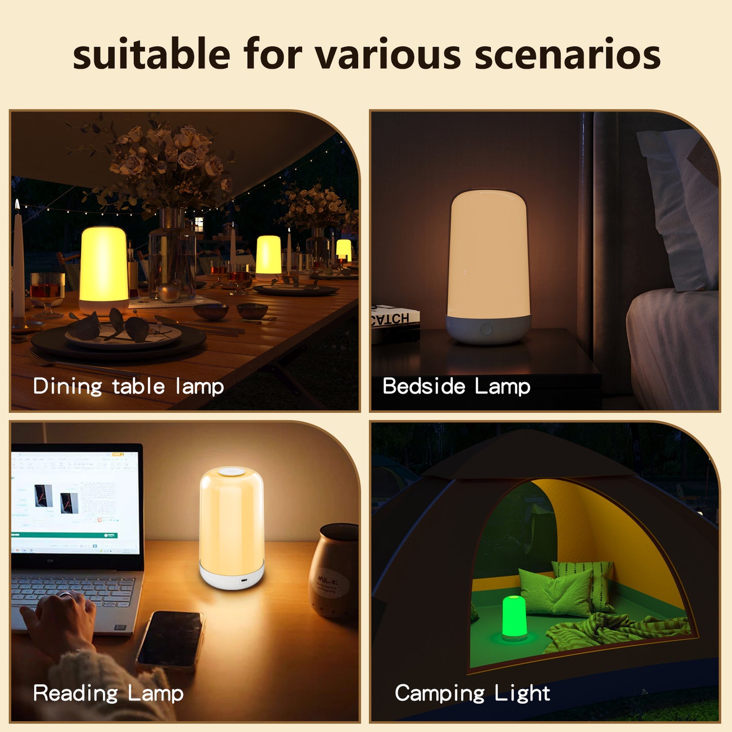 Surplife LED Smart Mood Light (RGB + CCT) Make Bedtime Magical, Nursery Night Light for Baby