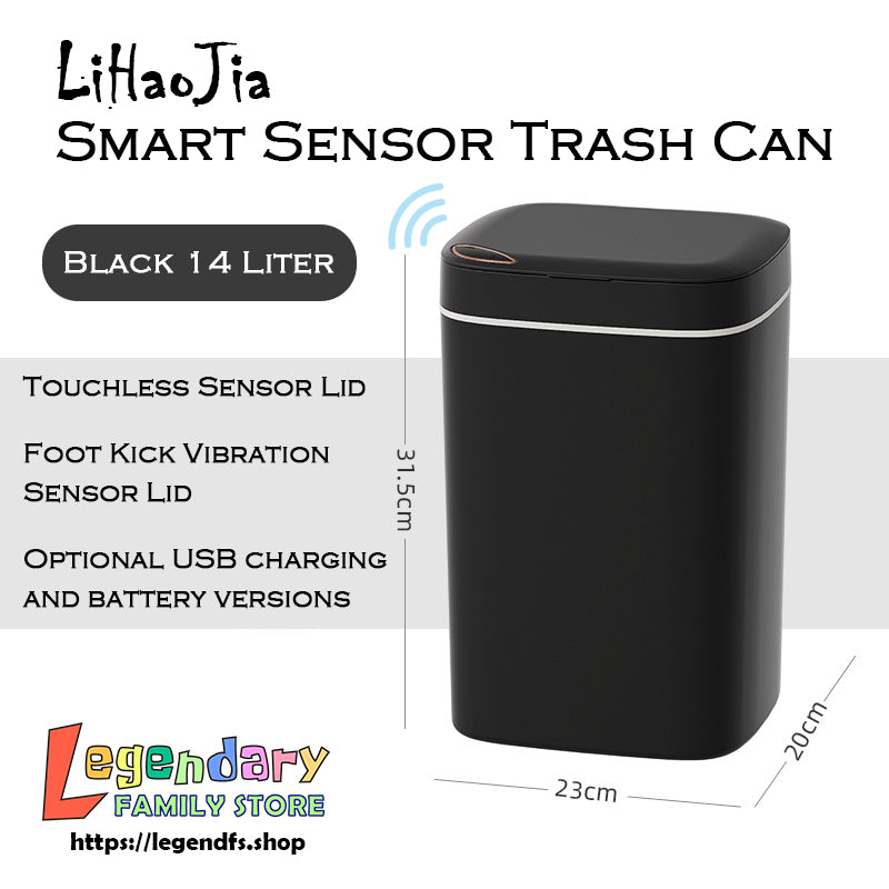 Smart Sensor Trash Can (For Home Bedroom Kitchen)