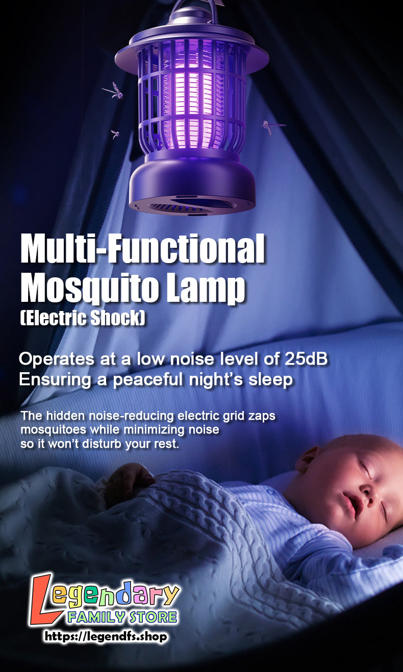 Multi-Functional Mosquito Lamp (Electric Shock)