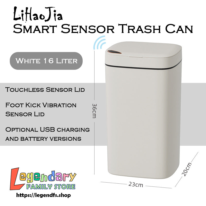 Smart Sensor Trash Can (For Home Bedroom Kitchen)